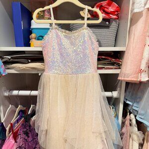 Used Girls Tulle Party Dress – Size 4–5